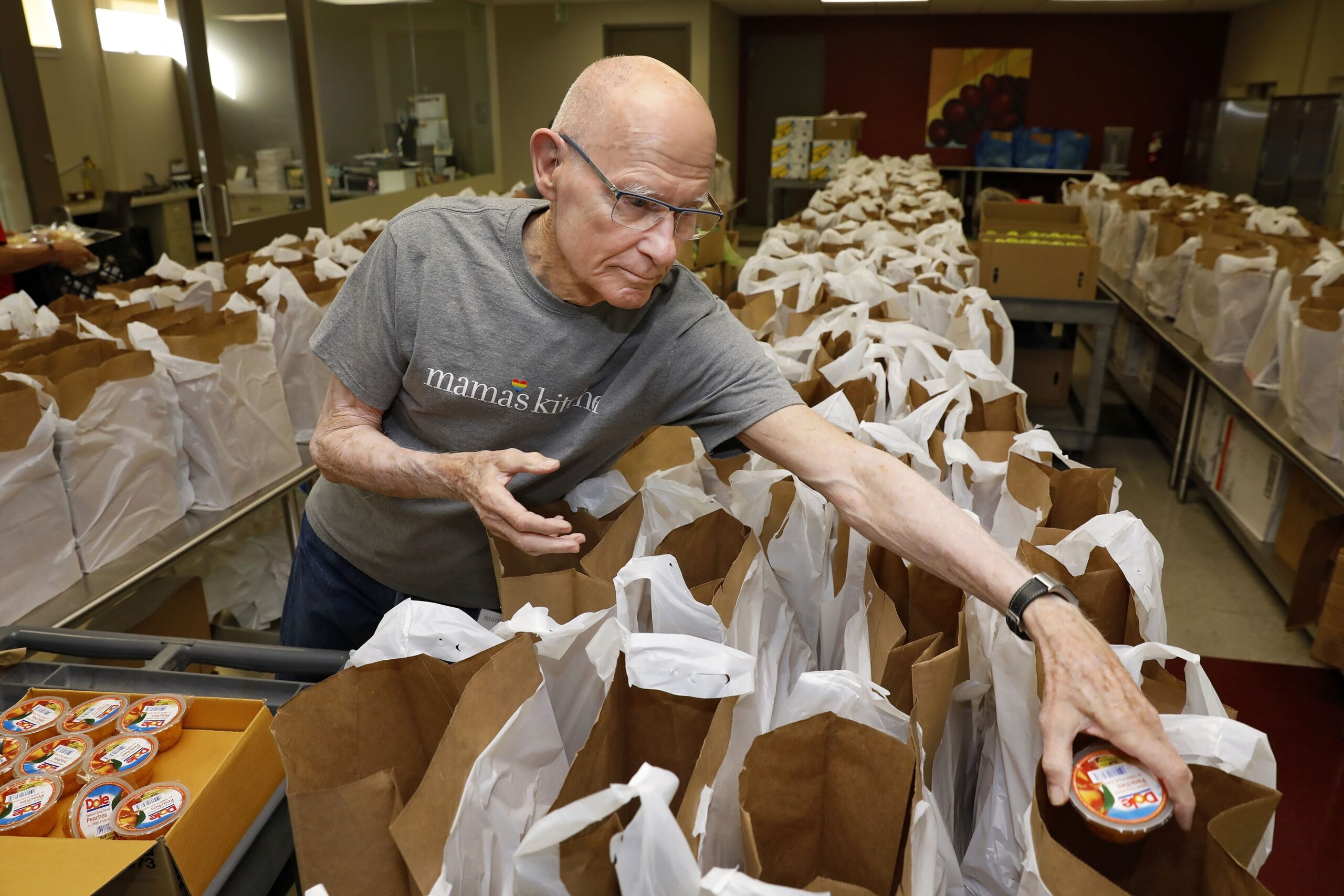 Mama Kitchen financial donations packaging