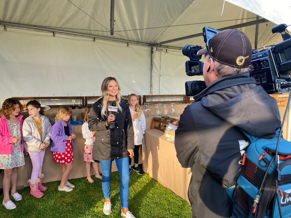 KUSI News Kacey McKinnon Coronado Flower Show