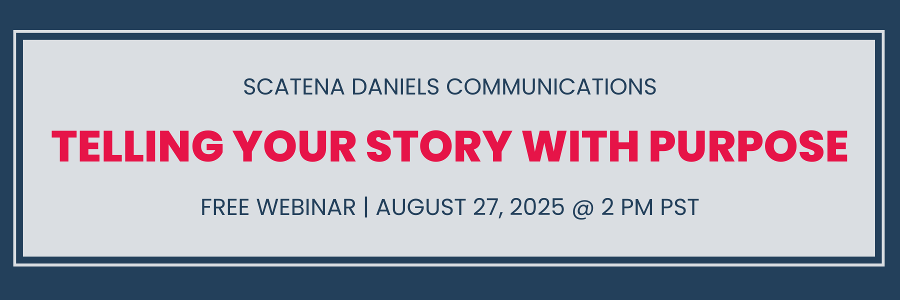 Storytelling Web Email Header